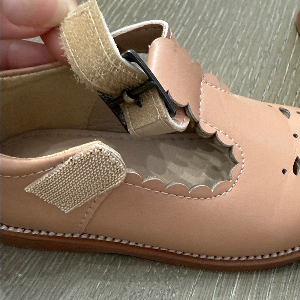 Felix & Flora Toddler School Shoes (Nude) - Picture 6 of 9